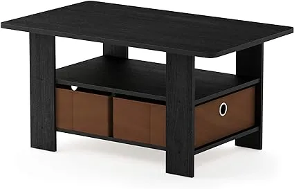 Furinno Andrey Coffee Table with Bin Drawer