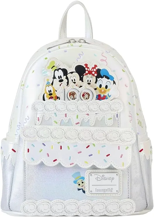 Loungefly Disney 100 Celebration Cake Mini Backpack Disney Backpacks Standard