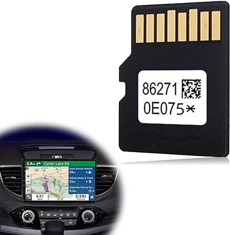 Latest 2023 Maps Updated 86271 0E075 Navigation GPS SD Card US & Canada Maps Micro SD Card for Upgrading Your Car GPS Navigation System Compatible with Toyota 4Runner RAV4 Tundra