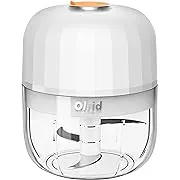 Electric Mini Garlic Chopper, Olrid Mini Chopper Food Processor, Garlic Mincer,Fusible Volume Iron-on Fleece | 15cm x 90cm (250ml),SL-BM07