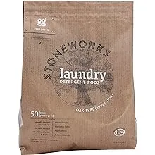 Stoneworks Laundry Detergent Pods, HE, Birch Branch [Warm & Earthy] - 50 pods [1.65 lbs (750 g)]