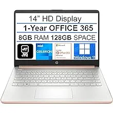 2022 Newest HP Stream 14in HD Laptop, Intel Celeron N4020(up to 2.8GHz), 8GB Ram ...