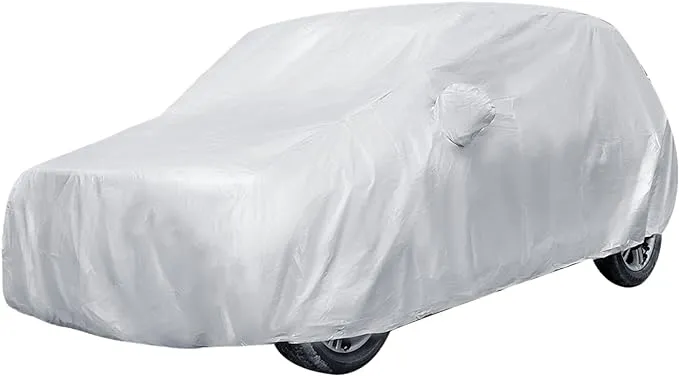 uxcell 3XL Waterproof Breathable Full Car Cover Sun Snow Dust Rain Resistant Protection 4.9x1.8x1.5M