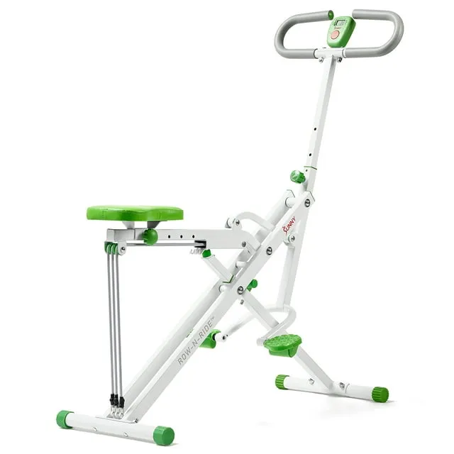 Sunny Health and Fitness Upright Squat Assist Row-N-Ride Trainer