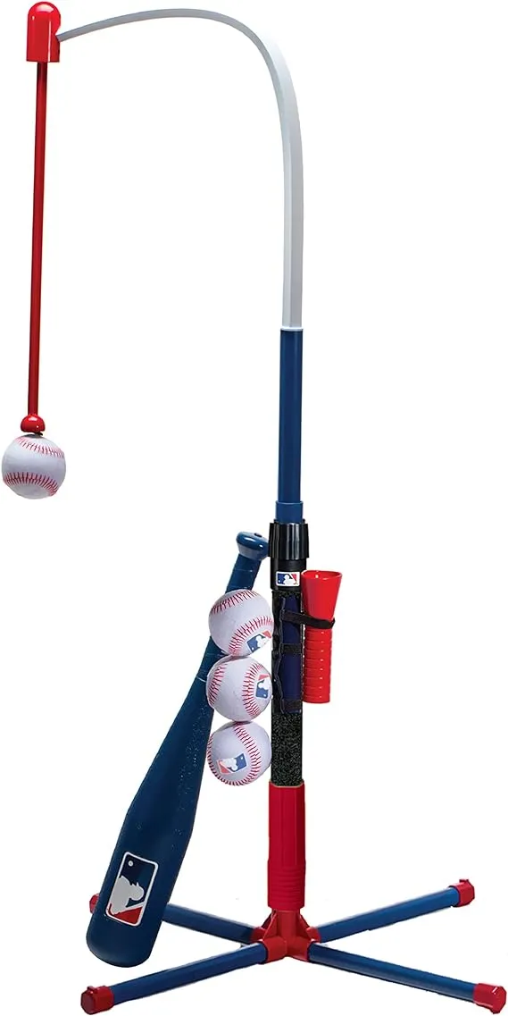 Franklin Sports MLB 2-in-1 Grow-with-Me Kids Batting Tee