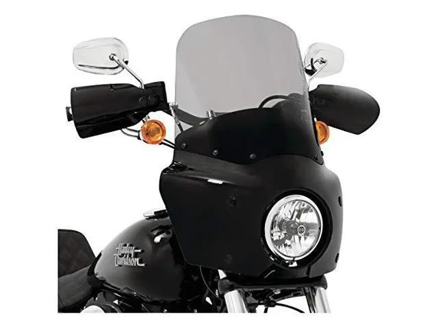 Memphis Shades Black Smoke 15 inch Windshield for Road Warrior Faring (mep86912)