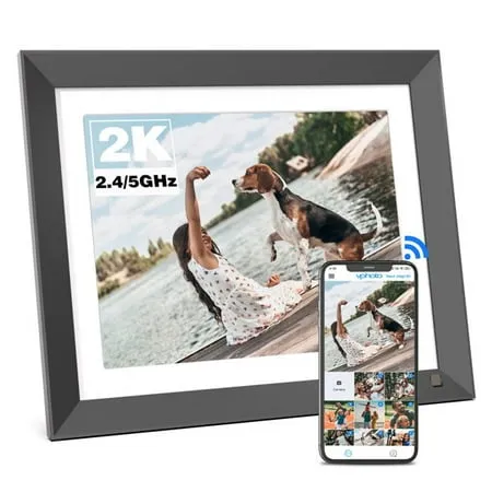 BSIMB 11 Inch 2K Digital Picture Frame, WiFi Digital Photo Frame 32GB Dual Band WiFi, Electronic Picture Frame Easy to Share Photos & Videos via App or Email, Auto-Rotate, Digital Frame for Gifts