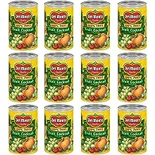 Del Monte Canned Fruit Cocktail in 100% Fresh Juice, 15 Ounce (Pack of 12)