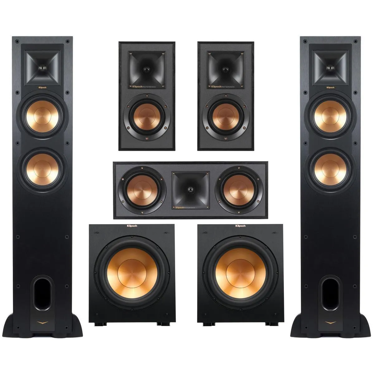 Klipsch  Reference R-26FA 5.2 Home Theater System, Black