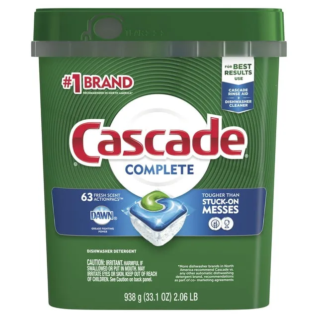 Cascade Complete ActionPacs Dishwasher Detergent