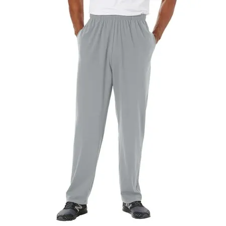 Kingsize Men s Big & Tall Lightweight Jersey Open Bottom Sweatpants