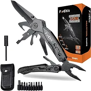 15 in 1 Multitool Pliers, Gifts for Men, Stocking Stuffers for Adults Men, Christmas Gifts for Men, Mens Gifts for Dad, Him, Husband, Boyfriend, Grandpa