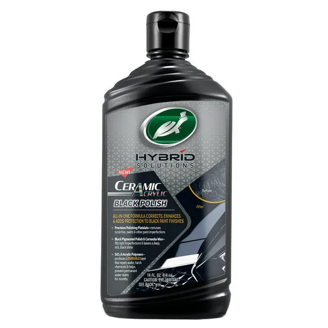 Turtle Wax Hybrid Solutions Ceramic Acrylic Black Polish