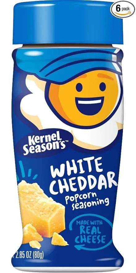 Kernel Season's Popcorn Seasoning, White Cheddar, 2.85 Ounce (Pack of 6)