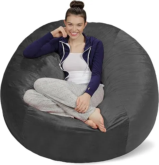 Sofa Sack Plush Ultra Soft Memory Bean Bag Chair with MicroSuede Cove