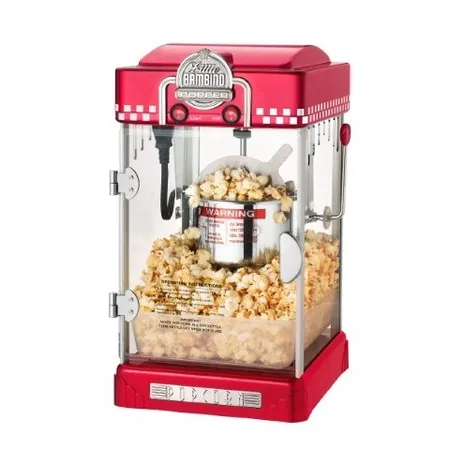 Great Northern Popcorn Little Bambino Popcorn Machine,Red