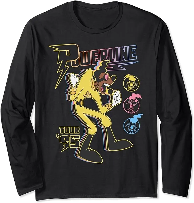 Disney The Goofy Movie Powerline Jam Long-Sleeve T-Shirt | BoxLunch