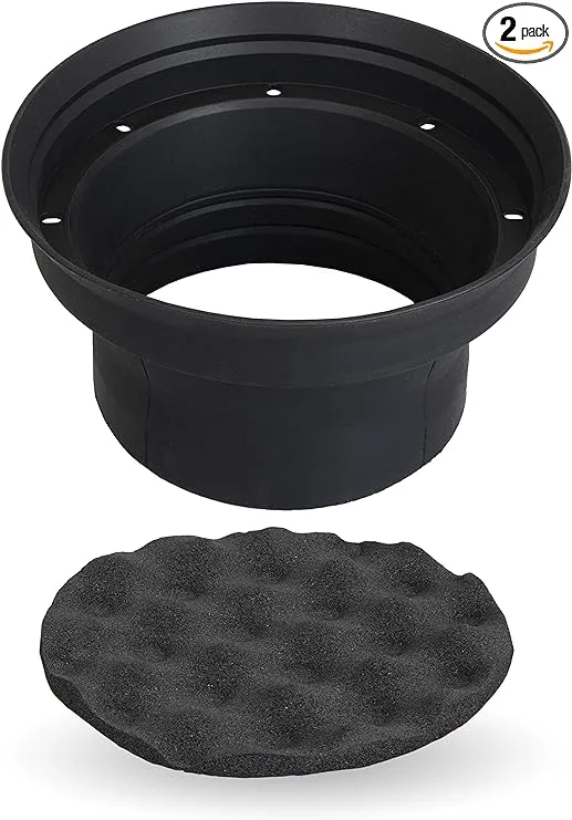 NVX XBAF65 2 Piece 6.5" or 6.75" Weatherproof Silicone Rubber Speaker Baffle Kit