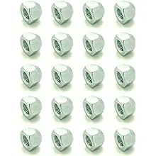 Twenty (20) 7/16-20 Zinc Plated Open End Acorn Lug Nuts | 3/4" Hex (BCP1075)