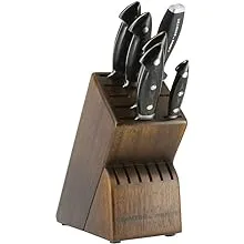 ZWILLING KRAMER Knife Block Set, 7-pc, brown, EUROLINE Stainless Damascus Collection