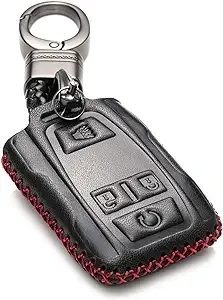 Vitodeco Genuine Leather Key Fob Case Cover Compatible for 2019-2021 GMC Sierra ...