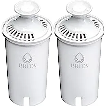 Brita Standard Water Filter Replacements for Pitchers and Dispensers, Lasts 2 Months, Reduces Chlorine Taste and Odor, 2 Count