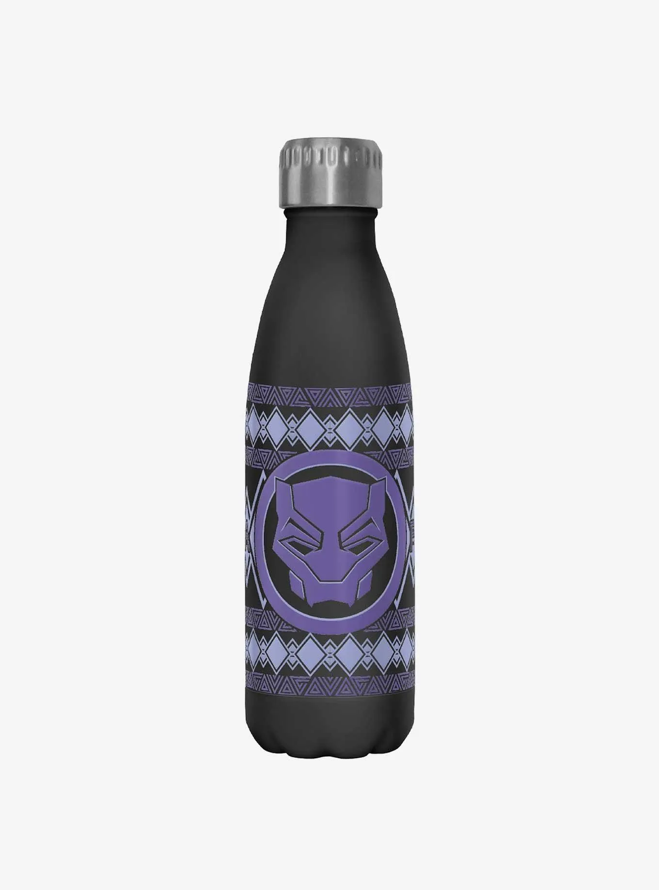 Marvel Black Panther King T'Challa Emblem Water Bottle