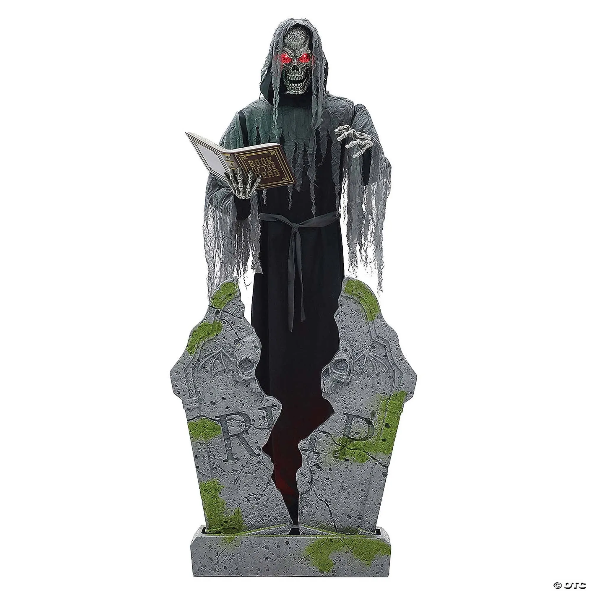 Soul Stealer Animated Prop 7ft Animatronic Halloween Tombstone Graveyard Reaper 842445155668 | eBay