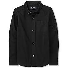 The Children's Place Boys' Long Sleeve Oxford Button Down Shirt