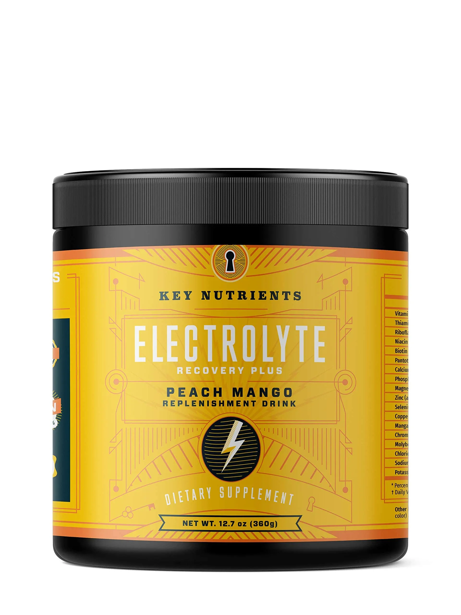 Key Nutrients Electrolytes Powder - Refreshing Lemonade Electrolyte Drink Mix - $0.44 / unit - Hydration Powder - No Sugar, No Calories - 90 Servings