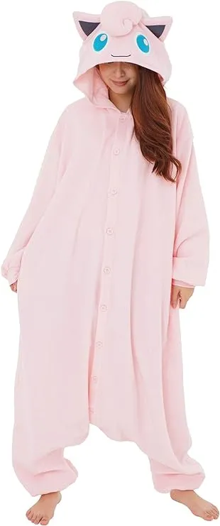 SAZAC Jigglypuff Pokemon Kigurumi - Onesie Jumpsuit Halloween Costume