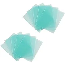 10-PACK Welding Protective Lens Replacement 4.5 X 5.25 inch (114 mm x 133 mm) Transparent Cover Lens Cover