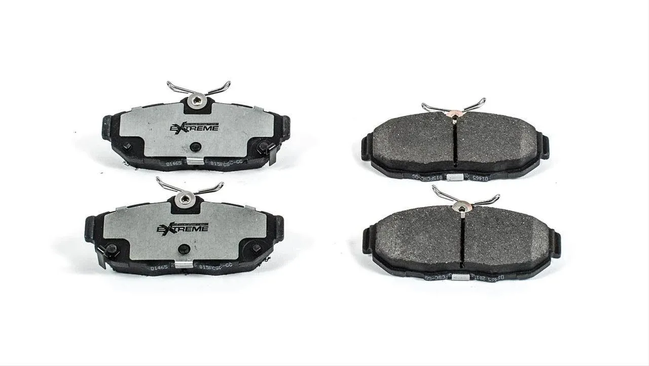 1984-2020 Ford Mustang Z26 Extreme Street Performance Carbon-Fiber Ceramic Brake Pads W/Hardware Kit - PowerStop