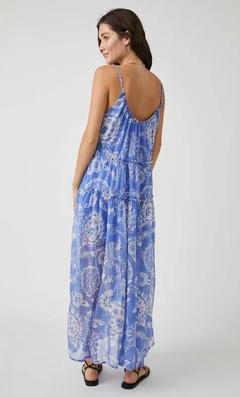 Free People Julianna Maxi Dress - Bluebell S