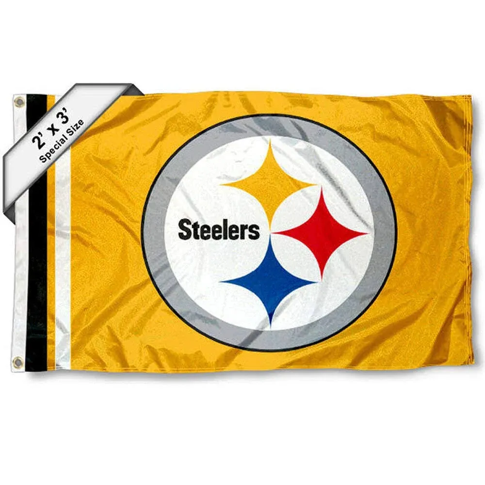 Pittsburgh Steelers NFL Football 3&#039;x2 1/2&#039; Flag