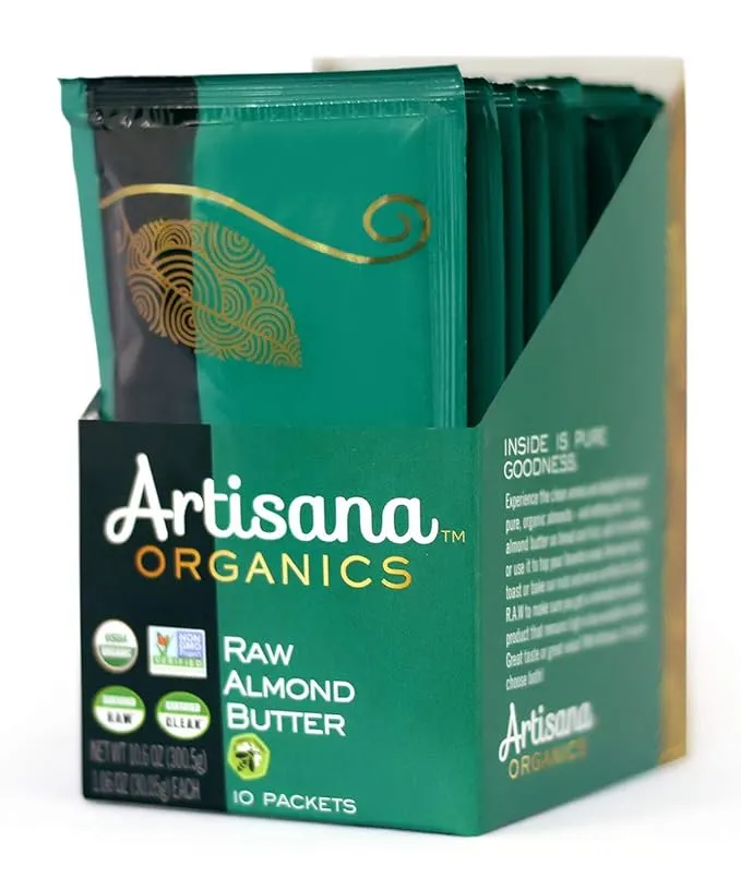 Artisana Organics Raw Almond Butter, 14oz | No Sugar Added, No Palm Oil, Vegan, Paleo and Keto Friendly, Non GMO