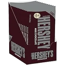 HERSHEY'S Chocolate Candy Bar, Giant (Pack of 12)