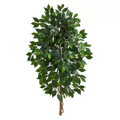 Nearly Natural 4ft. Single Ficus Artificial Tree (No Pot),Green