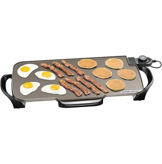 Presto 07061 22-inch Electric Griddle With Removable Handles