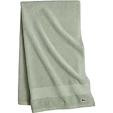 Lacoste Heritage Supima 100% Cotton Bath Sheet - Aloe