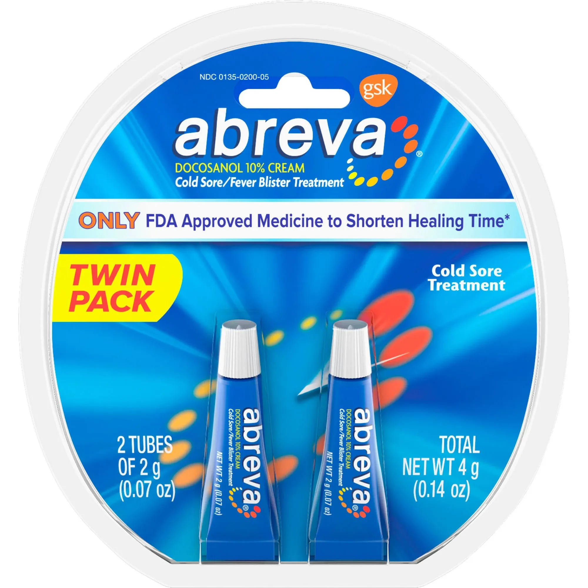 Abreva Cold Sore Treatment (0.1 oz)