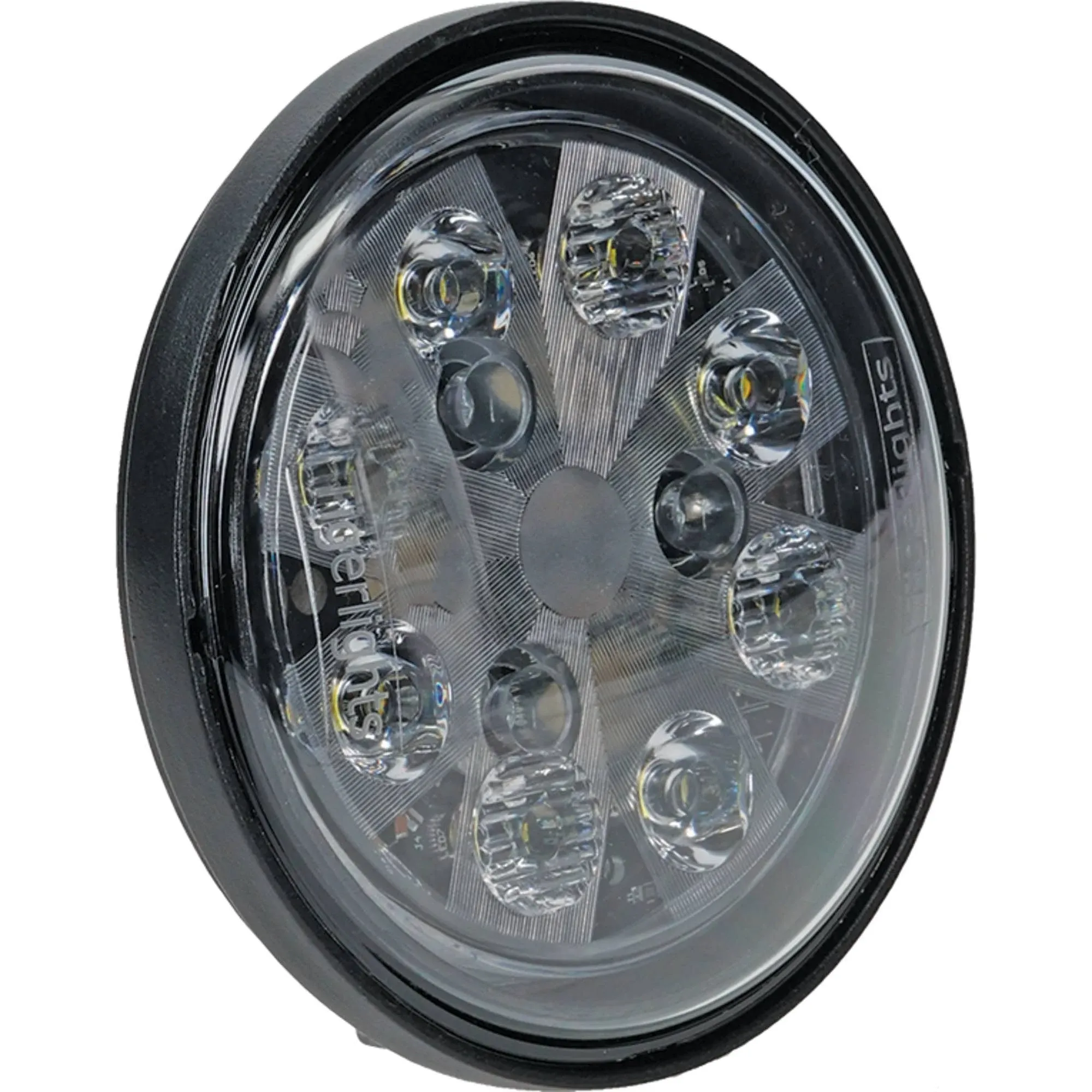 Tiger Lights TL3025 24W LED Sealed Round Hi/Lo Beam 12V Compatible with/Replacement for John Deere 3300, 4400, 4420, 6600, 6602, 6620, 6622, 7700, 7720 Flood/Spot Combo Off-Road Light