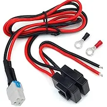 4-pin 12AWG DC Power Supply Cable for Yaesu Radio FT-450D FT-891 FT-991-A FTDX-1200 Kenwood TS-480SAT TS-590SG TS-890s Ts-480-SAT Icom IC-7000 IC-7200 IC-7600 IC-7300 Alinco DX-SR9T Vertex