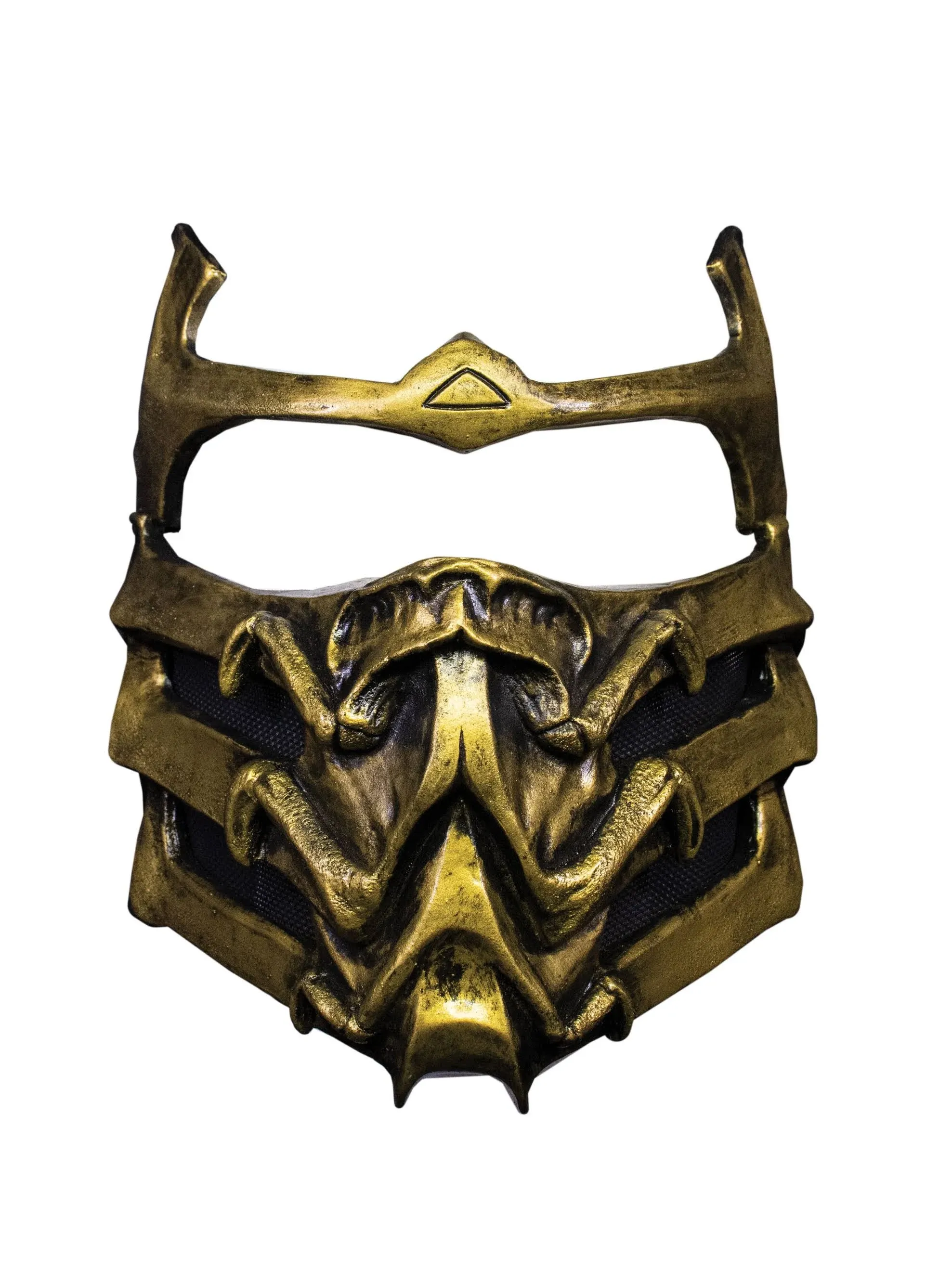 Trick Or Treat Studios Mortal Kombat Scorpion Mask Gold