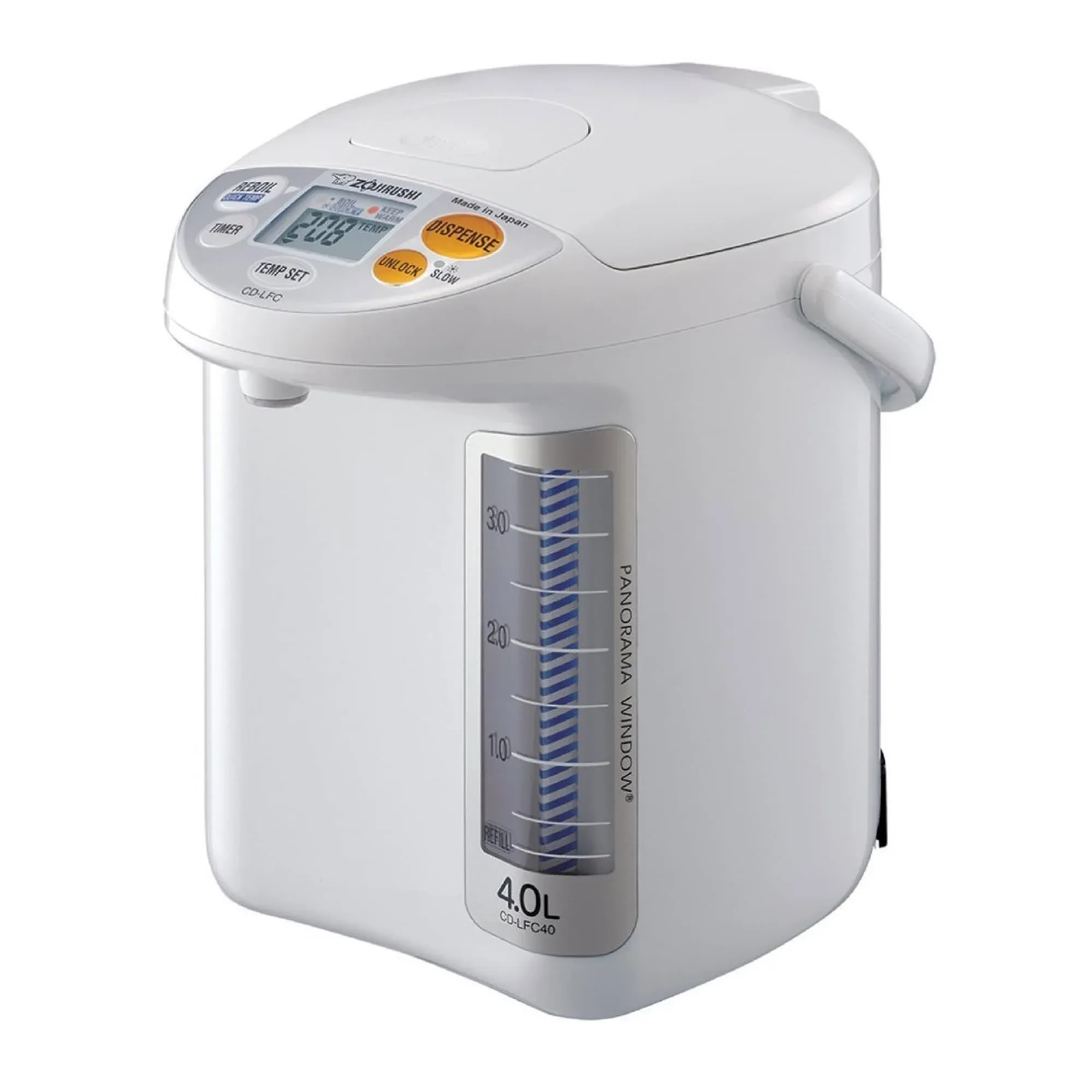 Zojirushi - Panorama Window Micom 135-Oz. Water Boiler & Warmer - White