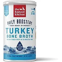 The Honest Kitchen Daily Boosts: Instant Turkey Bone Broth with Turmeric, 3.6 oz