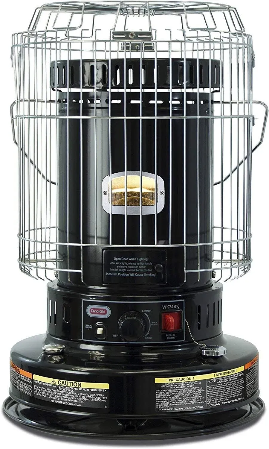 Dyna-Glo WK24BK 23,800 BTU Indoor Kerosene Convection Heater