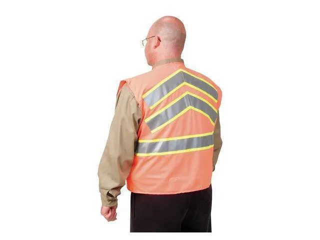 CONDOR 1YAL7 3XL Class 2 High Visibility Vest, Orange