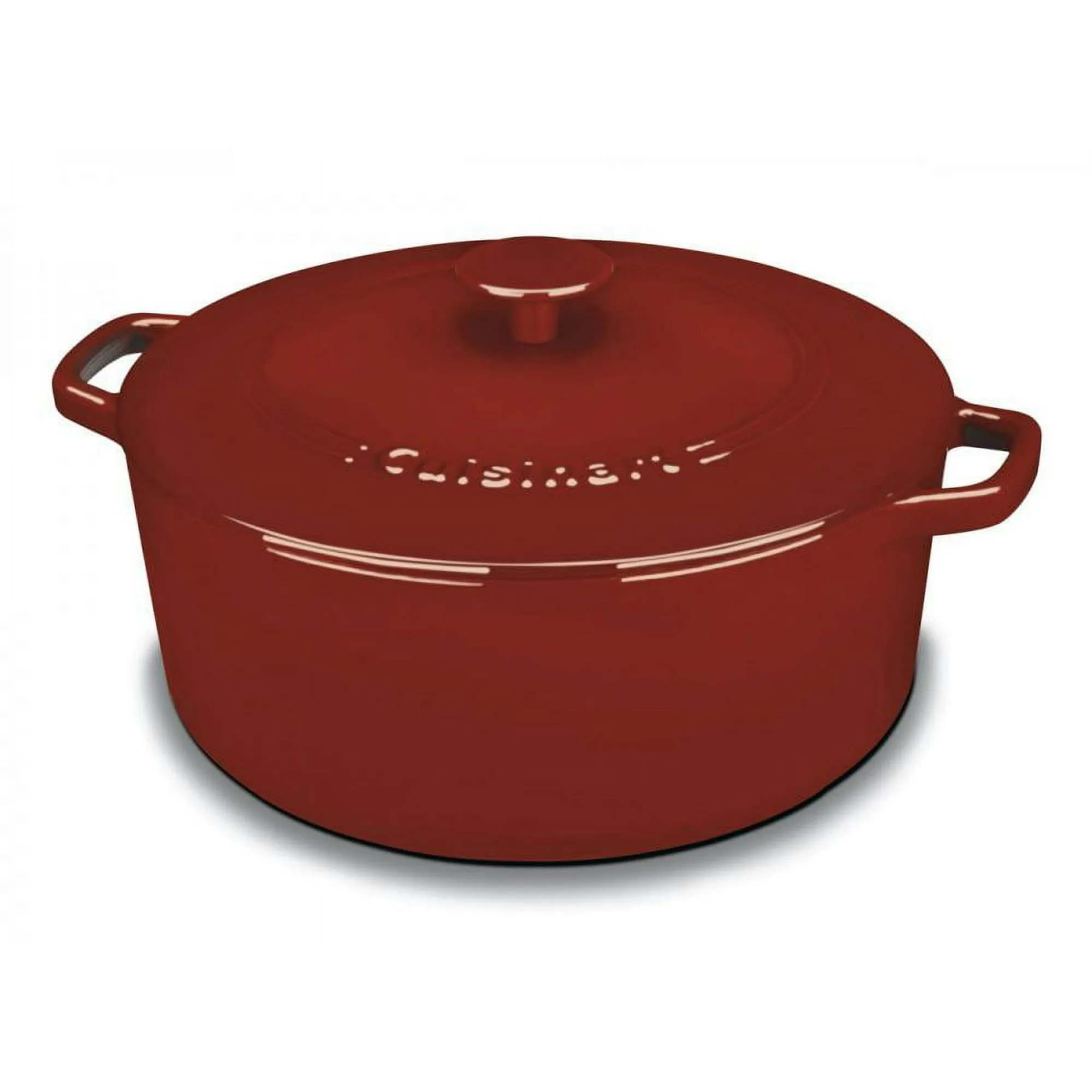 Cuisinart Chefs Classic 7-Quart Enameled Cast Iron Round Covered Casserole - Blue