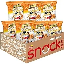 Cheetos Popcorn, Cheddar, 0.625oz Bags (40 Pack), 40 countCheetos Popcorn, Cheddar, 0.625oz Bags (40 Pack), 40 count